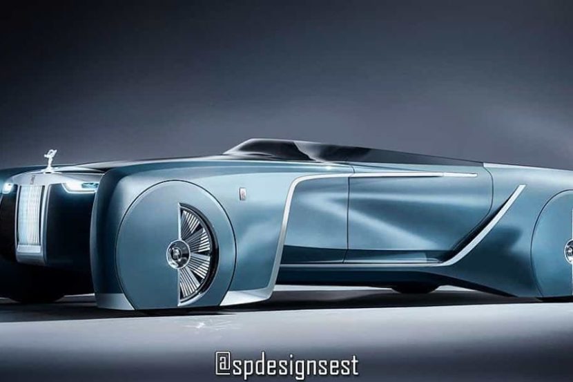 Rolls-Royce Vision Next 100 Rendered in Roadster clothes