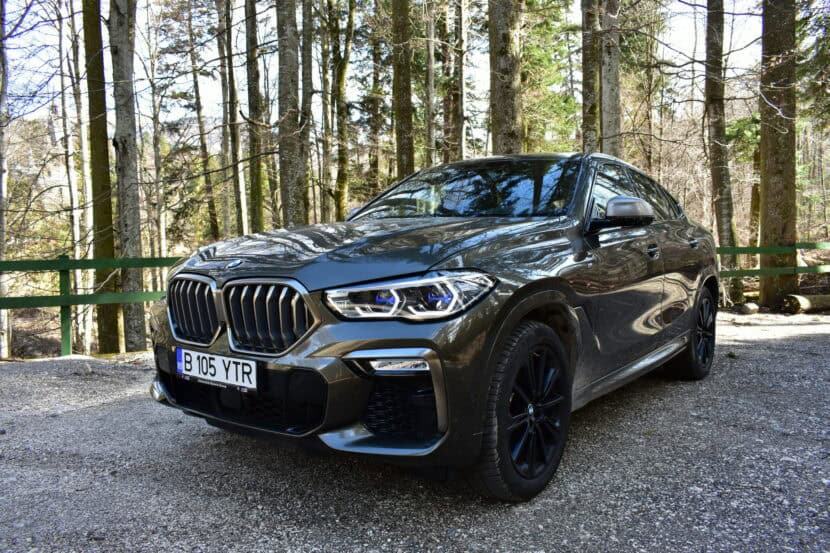 BMW X6 M50d: 0-250 km/h acceleration on the German Autobahn