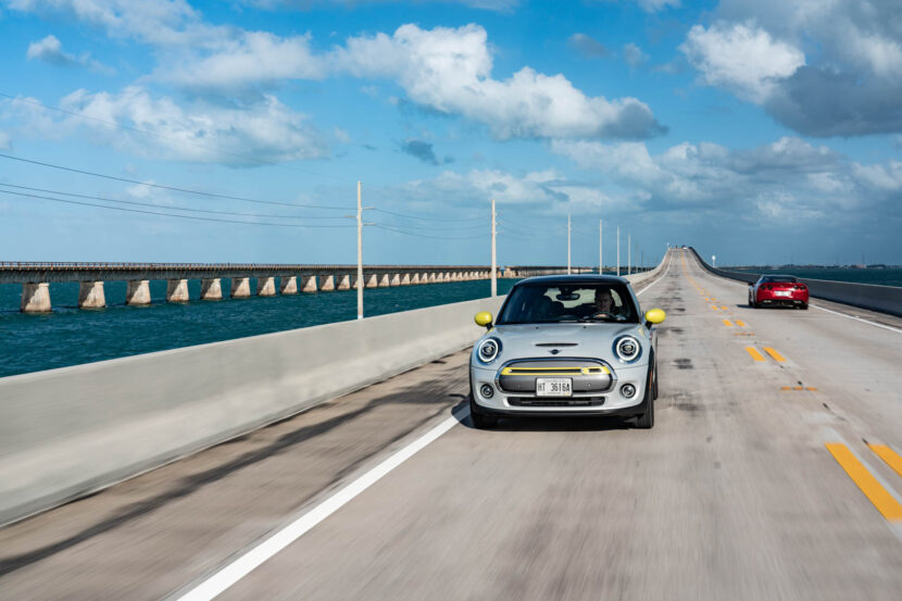 The MINI Cooper SE drove through the Florida Keys to Hemingway’s House