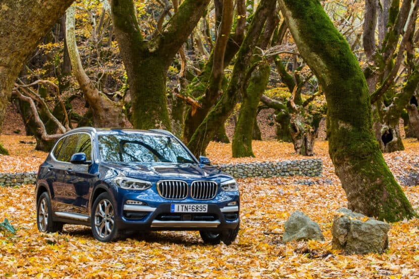 The BMW X3 (G01) pictured in a wonderful Greek landscape
