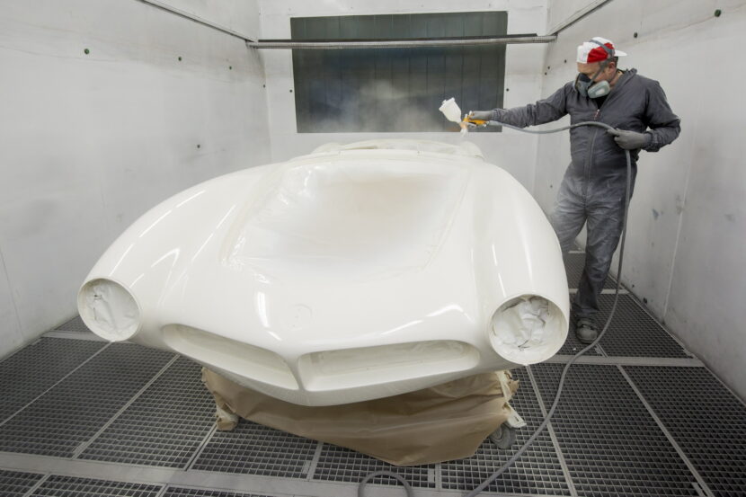 Painting the Elvis Presley BMW 507