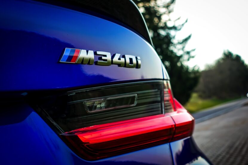 2022 BMW M340i spotted testing the new iDrive system