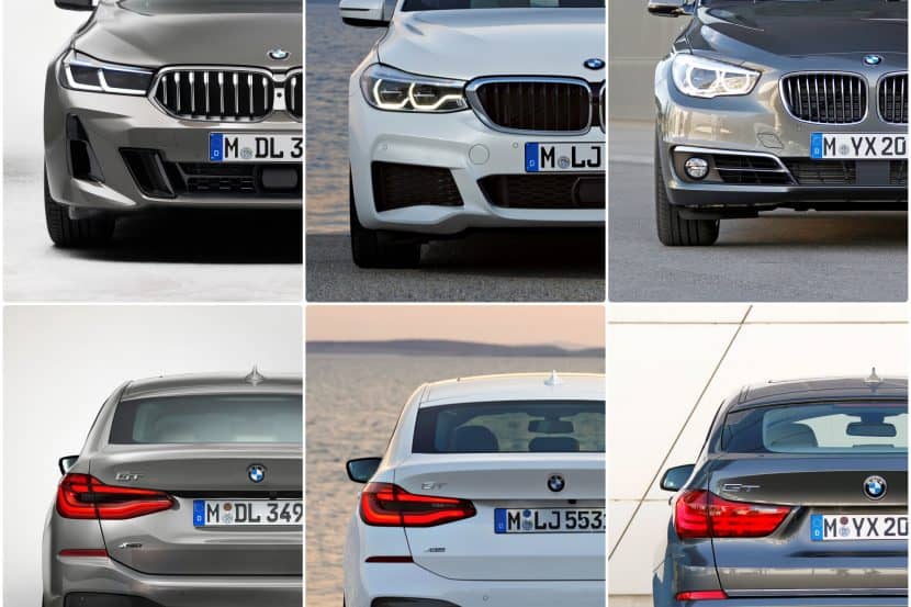 Photo Comparison: New 6 Series GT vs. 6 Series GT pre-LCI vs. 5 Series GT