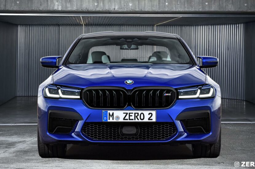 2021 BMW M5 Facelift: Renders show the front and rear of the F90 LCI