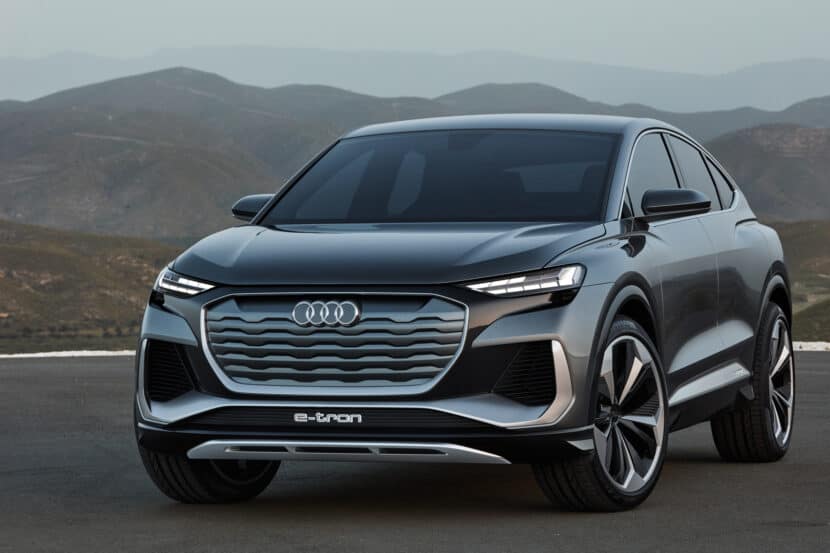 Photo Comparison: BMW iX3 vs Audi Q4 Sportback e-tron Concept