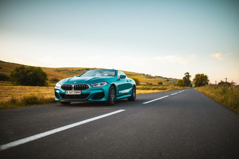 BMW M850i Convertible featured in the BMW Individual Atlantis Blue