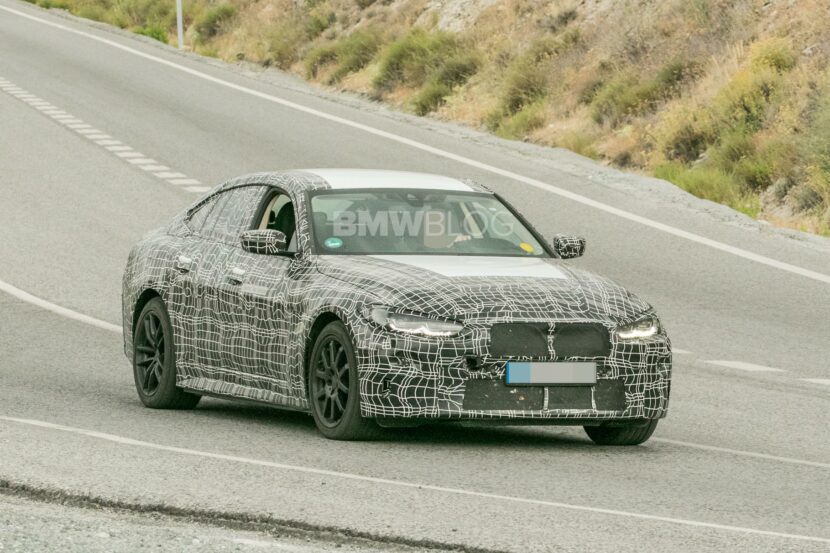 2022 BMW i4 electric sedan spotted in Spain