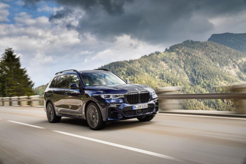 Tanzanite Blue BMW X7 M50i looks astonishing in new photo gallery