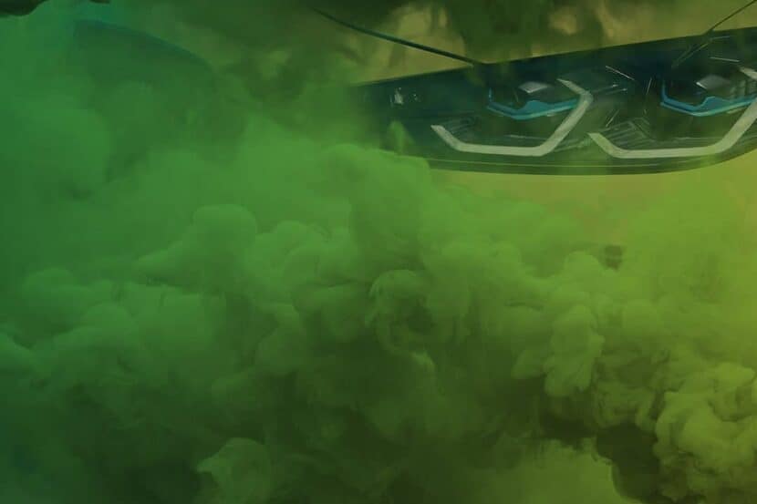 More smoke and new teasers: 2021 BMW M4 in Sao Paolo Yellow