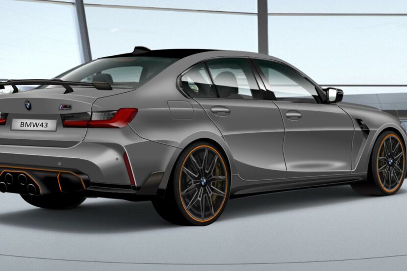2025 BMW M3 CSL rendering shows a unique rear-end and exhaust