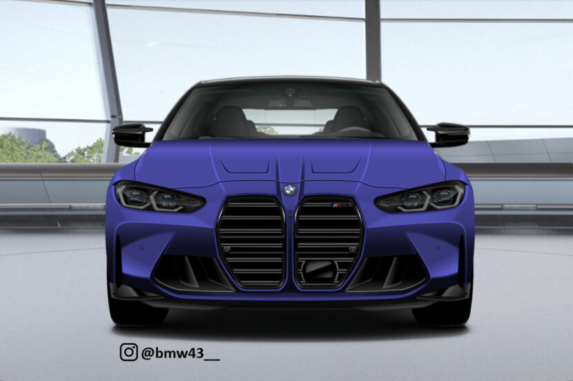 G80 BMW M3 Rendered with A Twist At The Front End