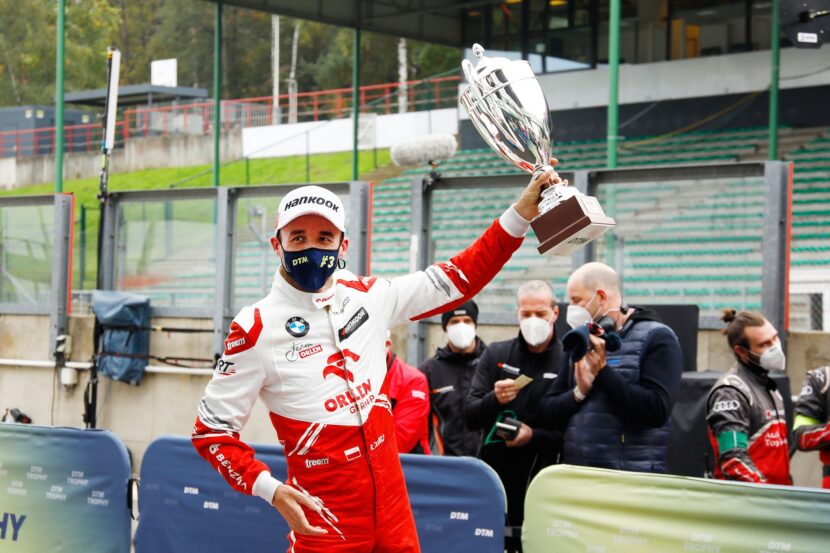 Robert Kubica celebrates first podium in M4 DTM at Zolder