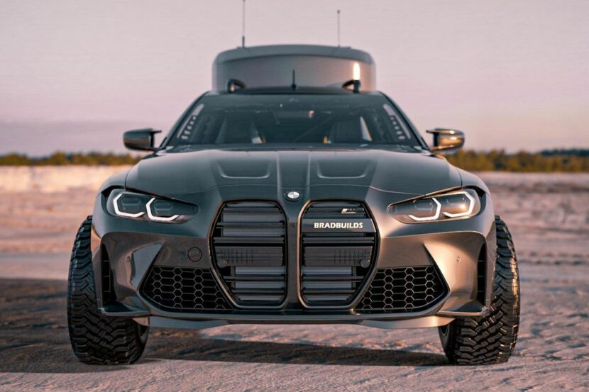 BMW M4 Safari Camper Render is one of the Coolest We’ve Seen Yet