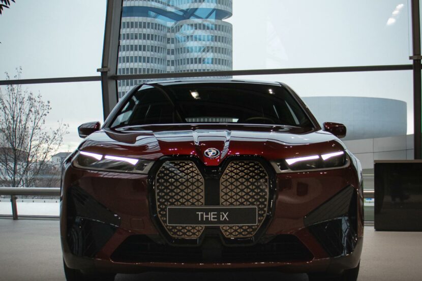 The 2022 BMW iX Electric Crossover is now displayed at the BMW Welt in Munich