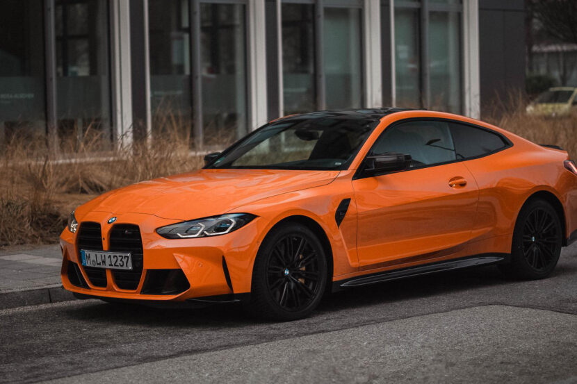 The first ever 2021 BMW M4 Competition in Fire Orange