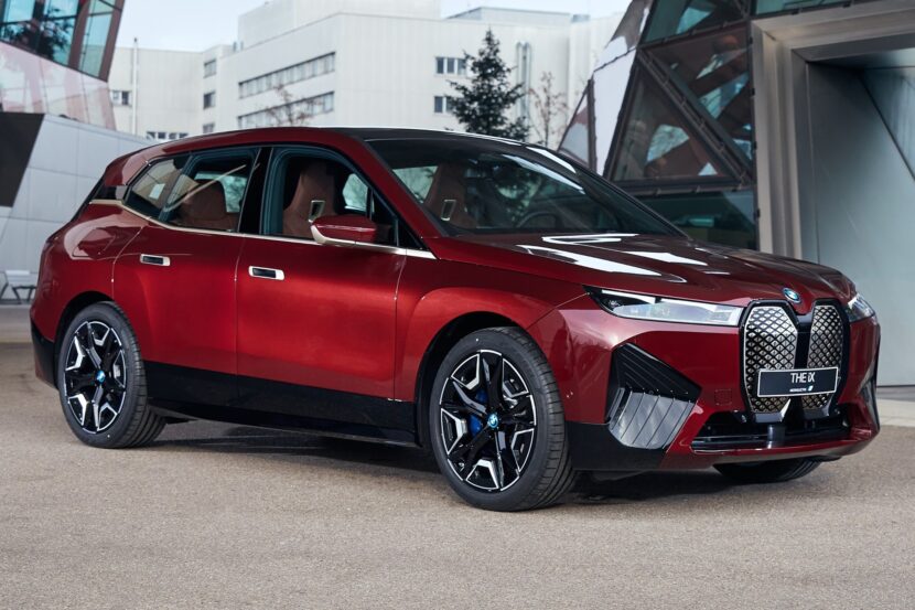 The new BMW iX proudly arrives at BMW Welt in Munich