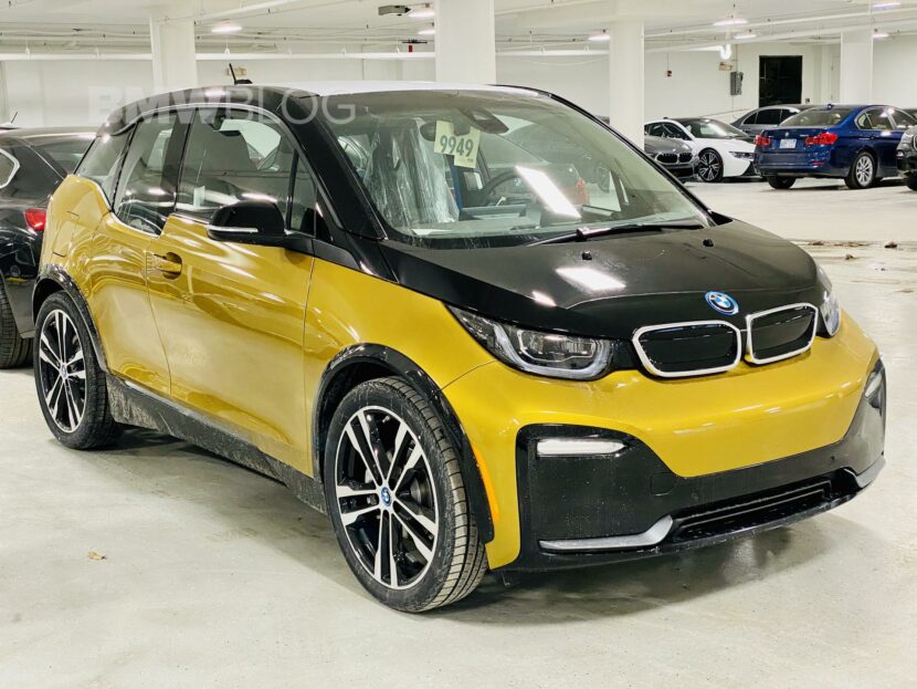 BMW i3 Hatchback in Galvanic Gold