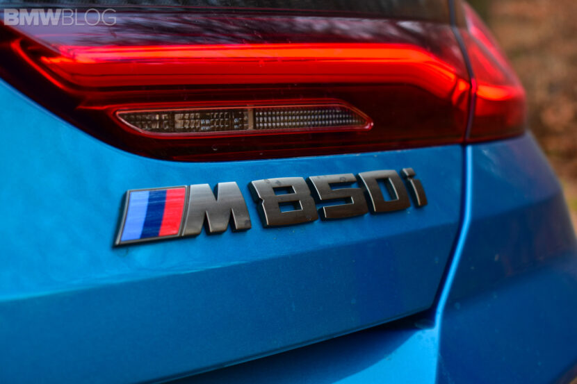 2023 BMW 8 Series spied testing with new infotainment screen