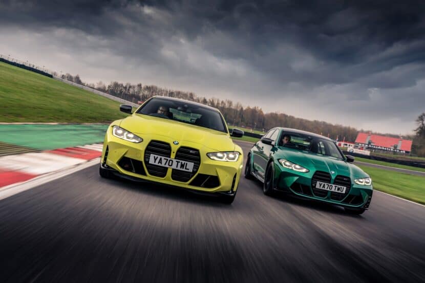 The new M3 and M4 Competition models featured in new imagery from UK