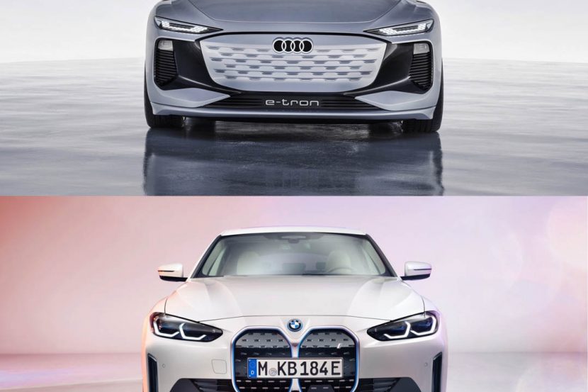 Photo Comparison: BMW i4 vs Audi A6 e-tron Concept