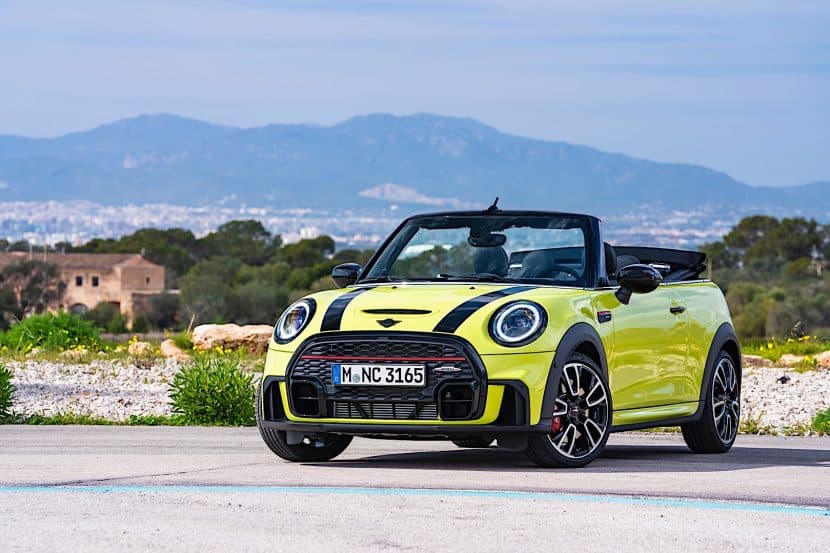Facelifted MINI JCW Convertible unveiled with fresh looks and colors