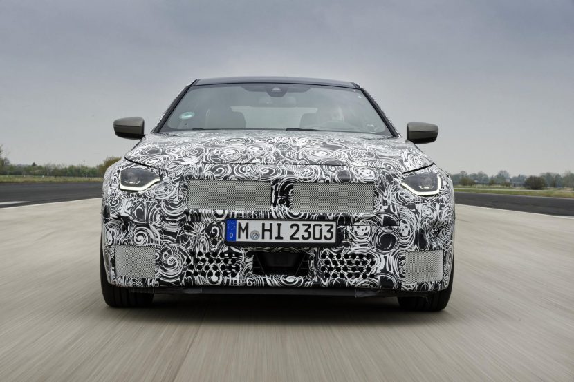 Upcoming BMW 2 Series Coupe RWD appears with a camouflage