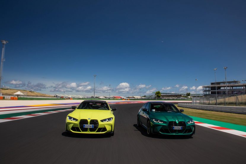 2021 BMW M3 and M4 join the track together