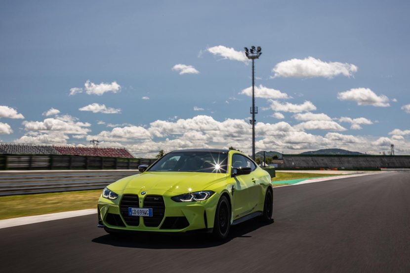 BMW M4 Competition RWD Drag Races Audi RS3 On Damp Surface