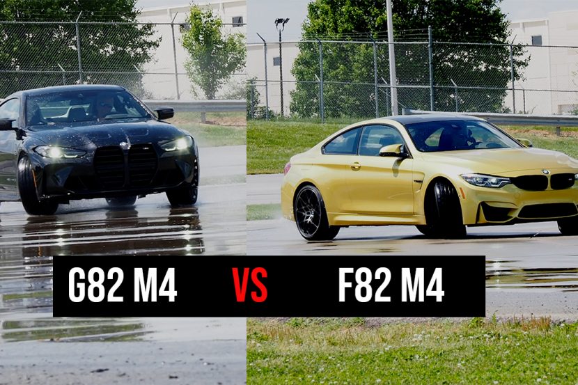 VIDEO: F82 BMW M4 vs G82 BMW M4 | Drag Race, Drifting, Track Battle