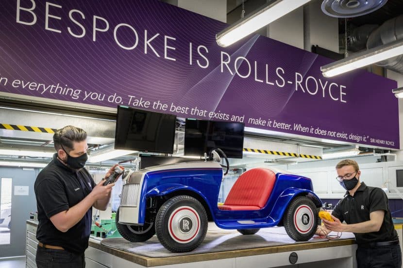 Special, electric Rolls-Royce SRH gets serviced in Goodwood