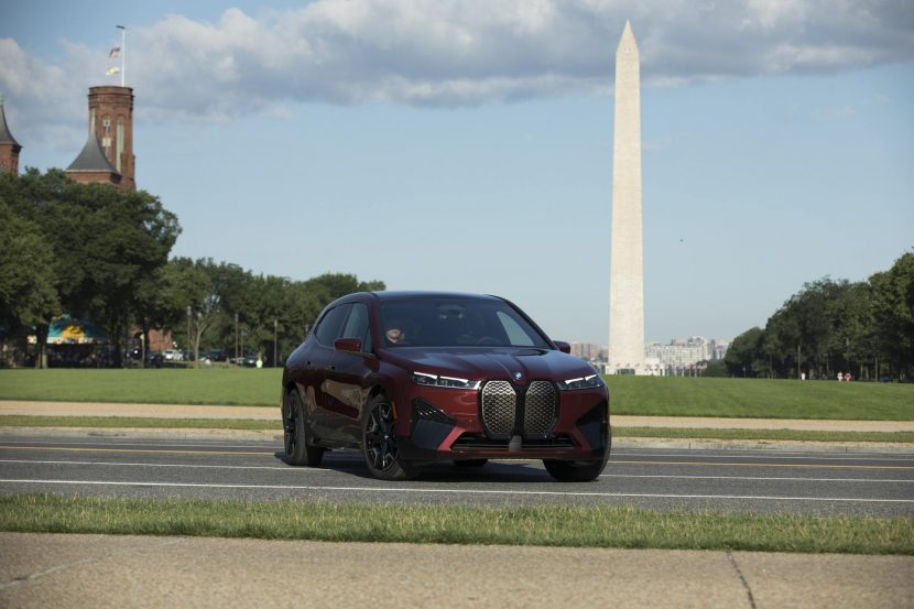 Live Photos of the BMW iX xDrive50 in Washington D.C.
