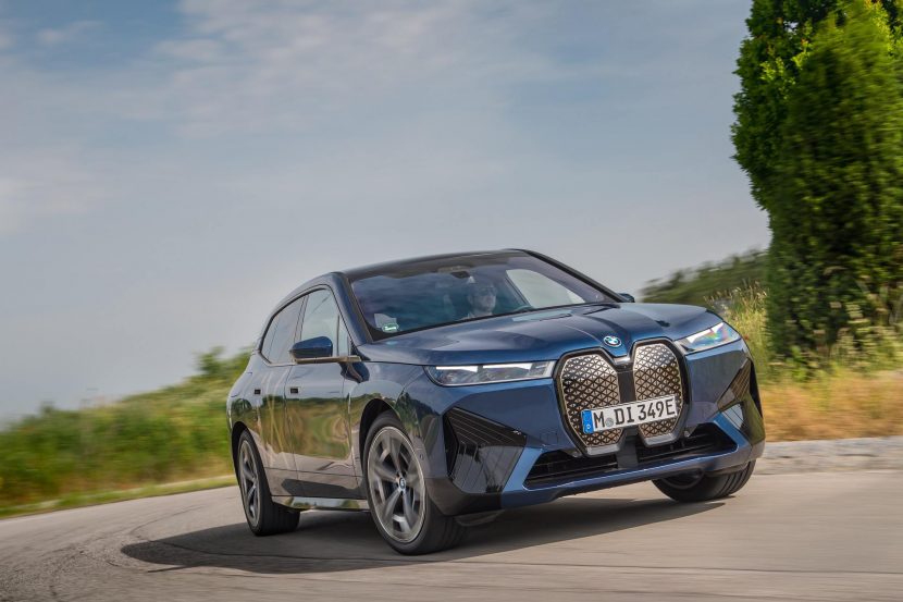 First look at the BMW iX in Phytonic Blue