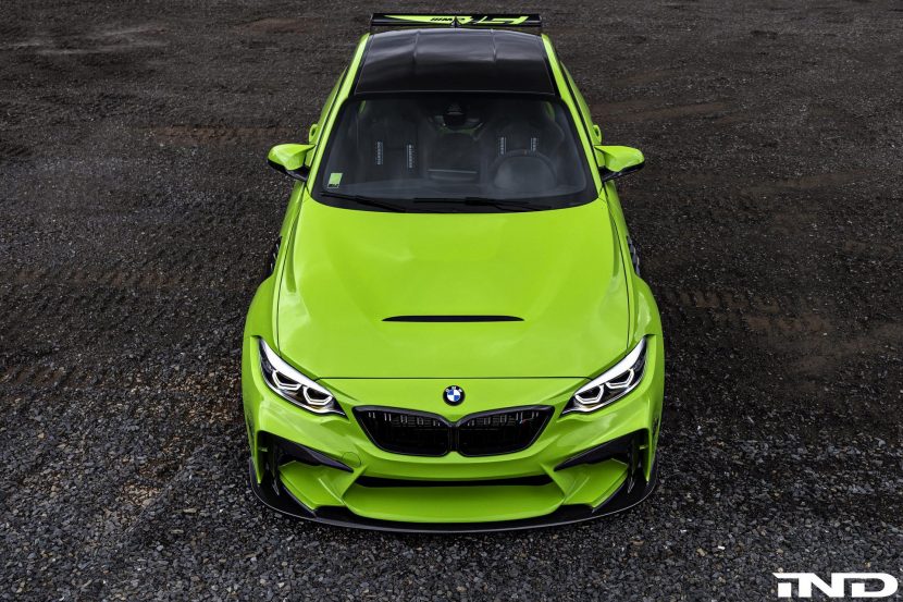 IND’s Gelbgrun BMW M2 gets new aero parts from 3D Design