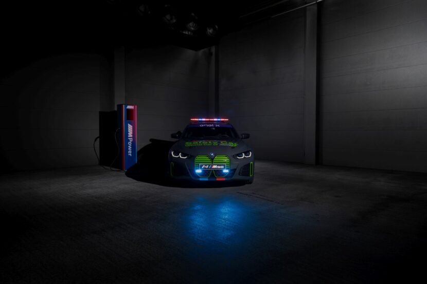 BMW i4 M50 Safety Car unveiled for the FIM Enel MotoE World Cup