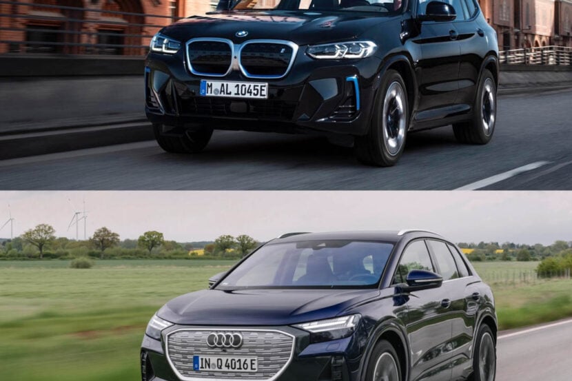 Photo Comparison: BMW iX3 LCI vs Audi Q4 e-tron