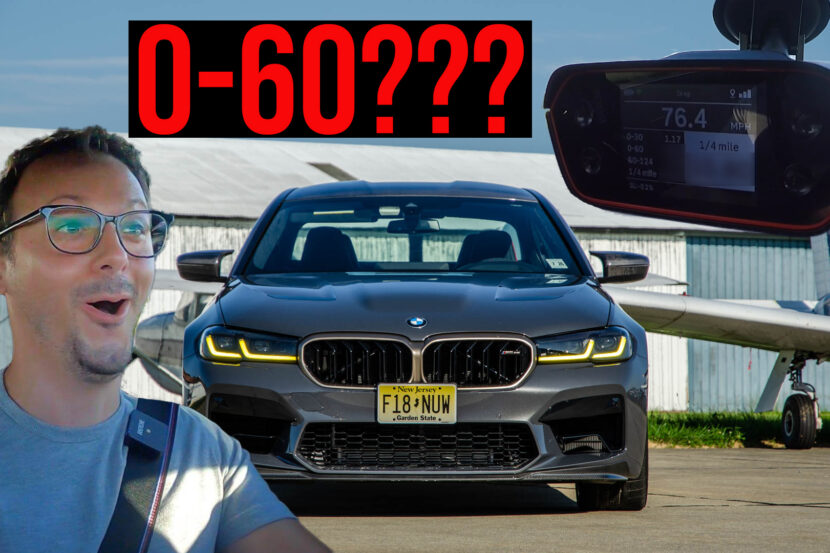 VIDEO: BMW M5 CS — See How Fast We Got it to 60 MPH and 1/4 Mile