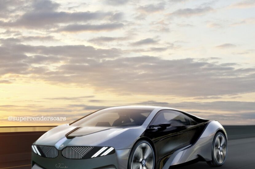 Futuristic BMW electric car is a combination of i8 and i Vision Circular