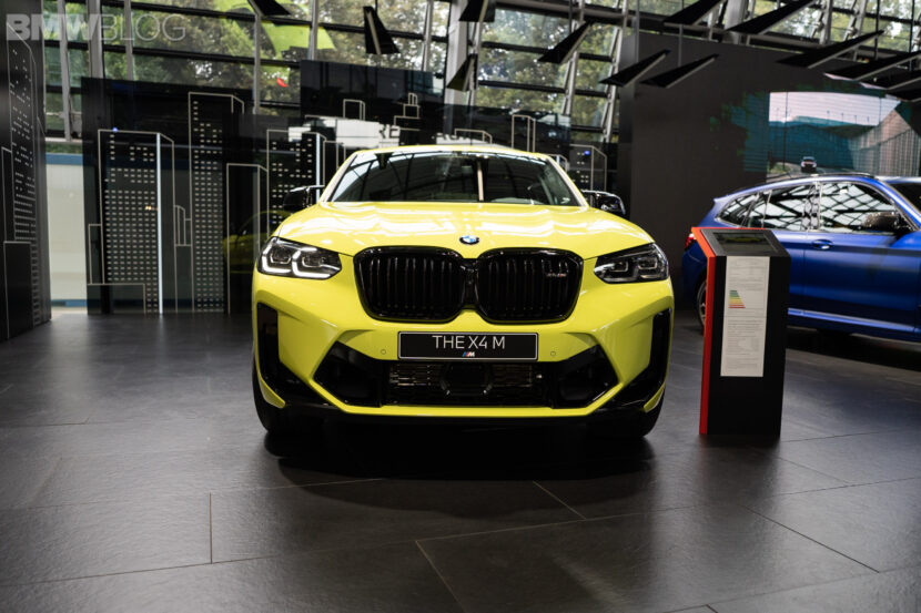 2021 BMW X4 M Facelift displayed in Sao Paolo Yellow