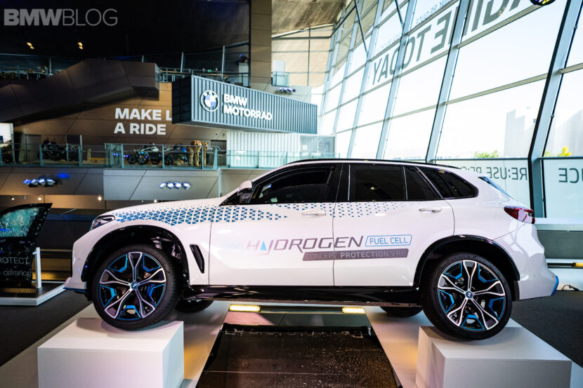 This BMW iX5 Hydrogen Protection can fend off bullets and bombs