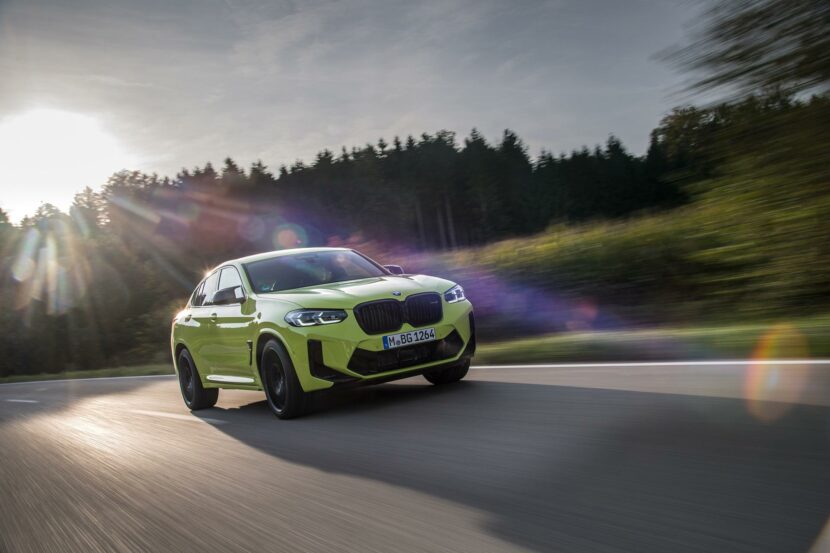 BMW X4 M in Sao Paulo Yellow