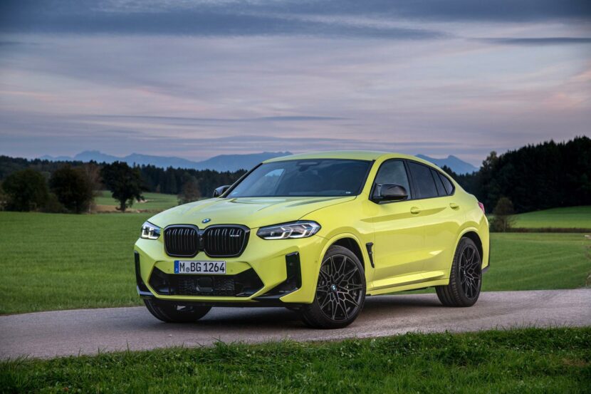 2022_bmw_x4m_sao_paulo_yellow_51 BMW X4 M in Austin Yellow on backroads