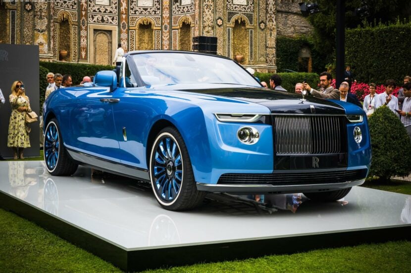 Wooden Rolls-Royce Boat Tail electric toy car is a work of art