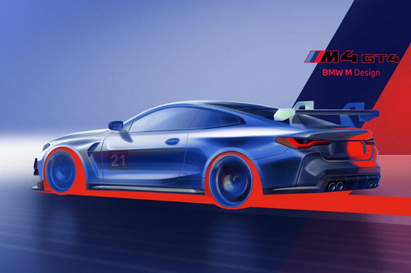 BMW M4 GT4 G82: First Teaser Of The Customer Racing Car