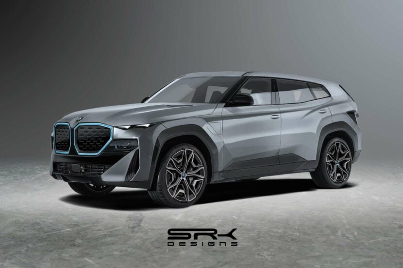 2023 BMW XM unofficial rendering tones down the concept’s wild side