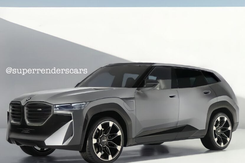 BMW XM Production-Ready Model Rendered with More Normal Looks