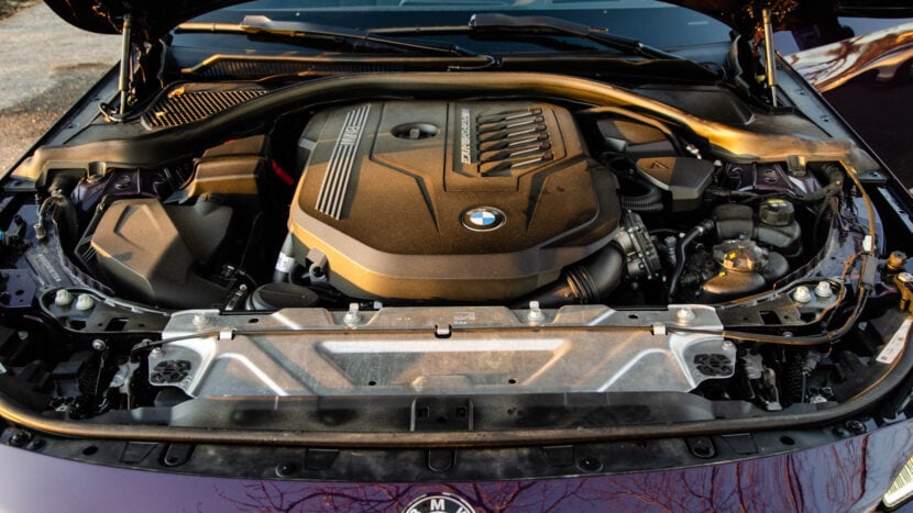 The BMW B58 engine in the BMW M240i Coupe