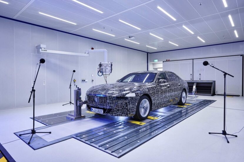 BMW i7 Undergoes Acoustic Testing at New FIZ Site