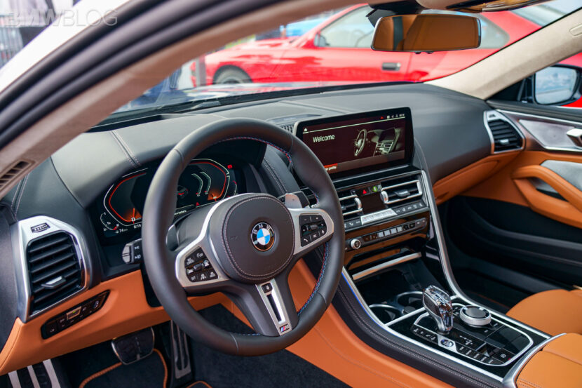2023-bmw-8-series-facelift-22 BMW 8 Series interior highlighting analog controls and classic iDrive layout before digital transformation
