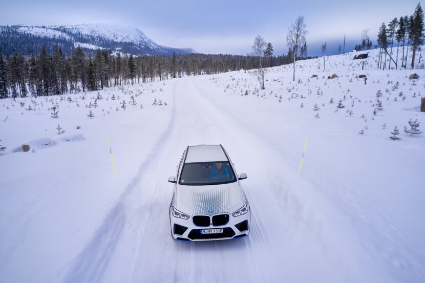 BMW iX5 Hydrogen in Arjeplog