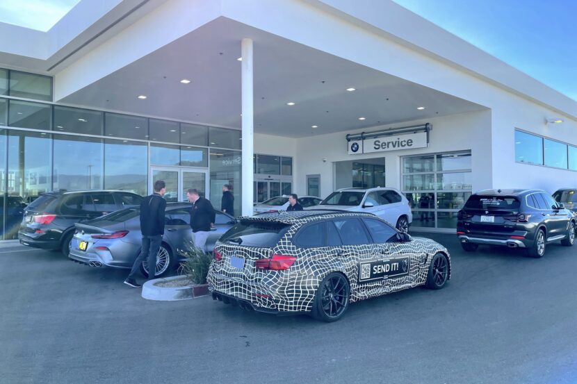 Why is BMW testing the M3 Touring on U.S. soil?